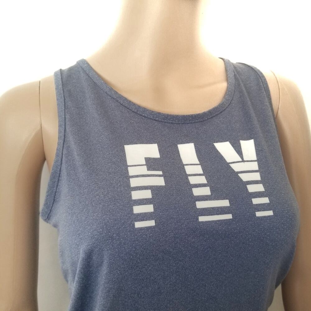 Fly | Draped Open Back Tank Top - Picture 3 of 5